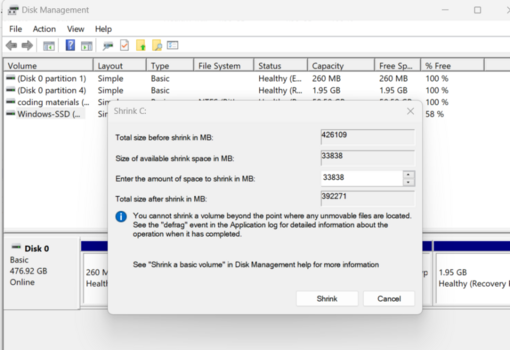 How to make a partition in Windows 11 from C drive – DevOps Support